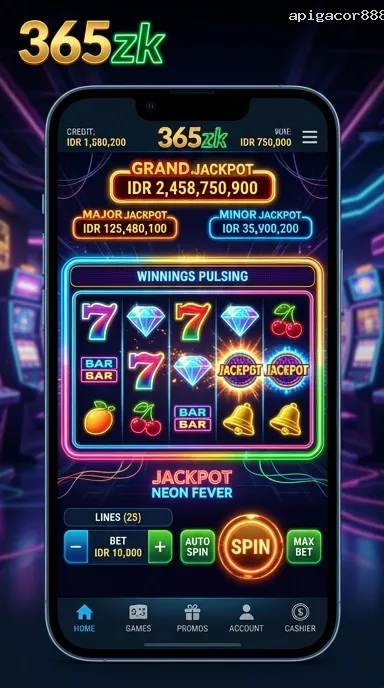 Pratinjau antarmuka apigacor888 — aplikasi APK resmi Android v2.5.6